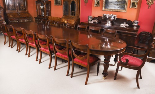 Antique 19th 16ft mahogany - c,