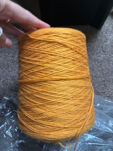 Vintage coned machine knitting