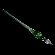 Vintage Glass Dip Dipping Pen Signature Filling Ink Fountain Pens With Gift Box