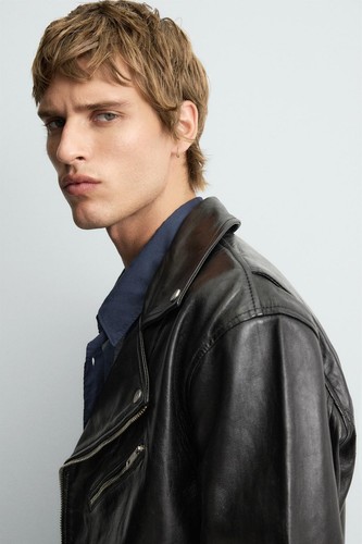 Zara men black - black, lamb