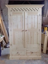 HANDMADE BESPOKE FREESTANDING KITCHEN LARDER CUPBOARD