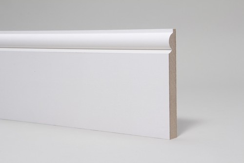 Skirting boards white - , primed