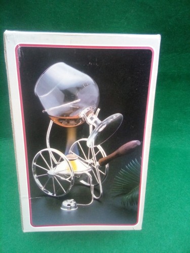 Silver plated carriage brandy - plated,