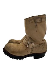 RedWing Boots 8268 Engineer Boots ASTM Tag Vibram Sole Seude Beige Size US 9D
