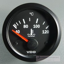 VDO additional indicator cooling water 120° 12V 52 mm with bel. Cockpit Vision Water