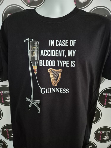 Guinness printed shirt small - printed, t-shirt