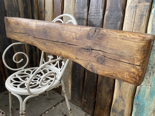 Reclaimed solid wood fireplace - solid,