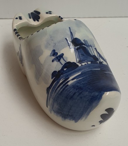 Delft blue white dutch clog - delft,