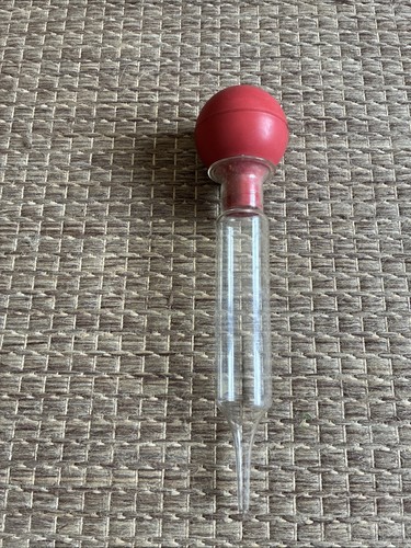 Vintage glass rubber bulb - glass,