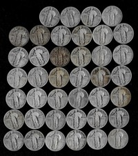 Standing Liberty Quarter Roll