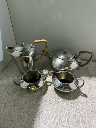 Tudric piece tea service - tudric, 4