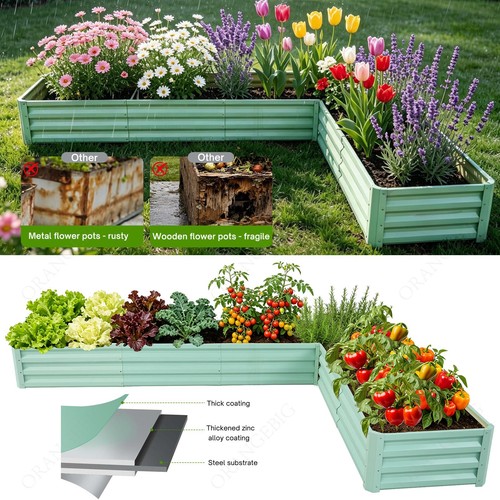 Outdoor garden metal raised - outdoor,