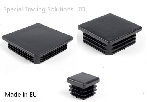 Square plastic black blanking - square,