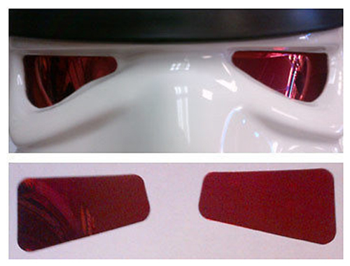 Mirror film lenses colour - lenses,