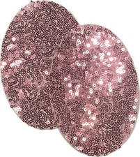 Sequin  Elbow Patches Light