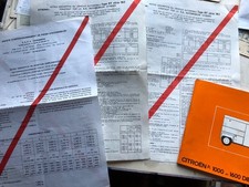 Operating instructions Citroen 1600 diesel + notice and compliance