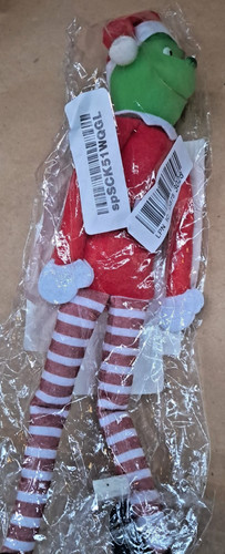 Green monster doll - monster, christmas