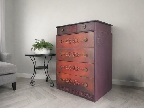 Vintage stag chest drawers - chest, of