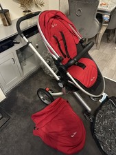 Silver Cross Red Surf Pram 
