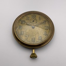 Vintage Swiss Made Travel / Car Dashboard Clock - Spares / Repairs / Parts