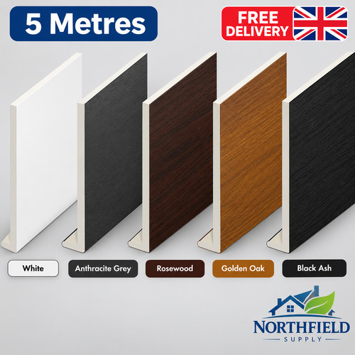 Upvc fascia capping board - board, 9mm