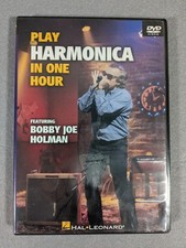 Play Harmonica in One 1 Hour DVD Hal Leonard Bobby Joe Holman