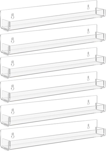 Pack clear nail polish - polish, rack