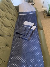 Dorma Blue Polka Dot & Stripe