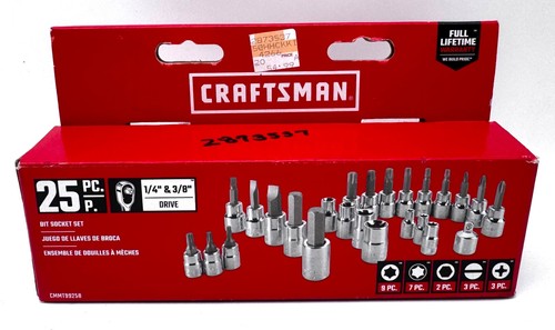 New craftsman cmmt99258 25pc - new,
