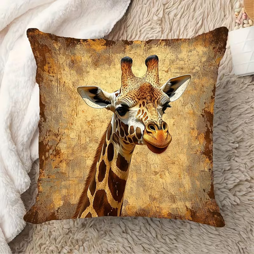 Giraffe cushion cover safari - giraffe,
