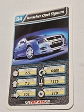 Irmscher Opel Signum - B4 - Single Card - Quartet (5)