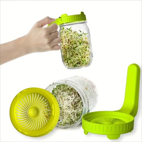 2pcs sprouting lid stainless - 1/2pcs,