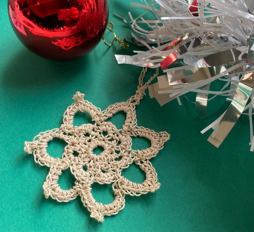 Crochet snowflake kit - snowflake,