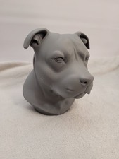 Saffordshire Bull Terrier Bust