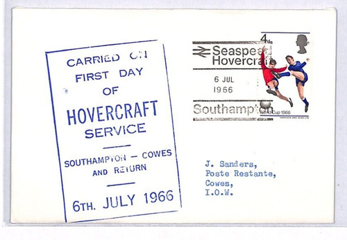 Iow air mail cover - iow,