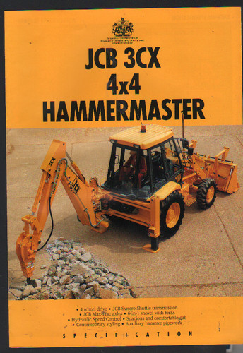 Jcb 3cx 4x4 hammermaster - 3cx,