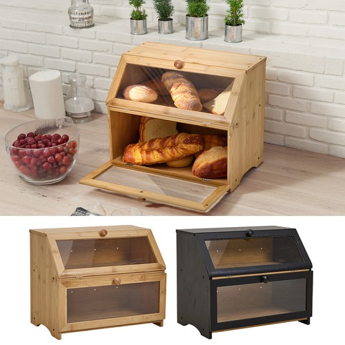 Bamboo wood double layer bread - bamboo,