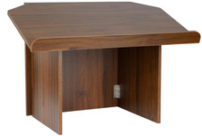 bimiti Foldable Tabletop Lectern, Podium Stand with Bookstop