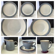 Denby Storm Blue Plates /