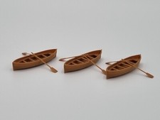 OO Gauge Rowing Boats With Oars 1/76 Scale