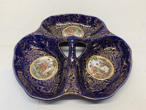 Vintage cobalt blue gold - cobalt, &