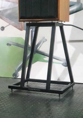 Speaker stands high end from - speaker,