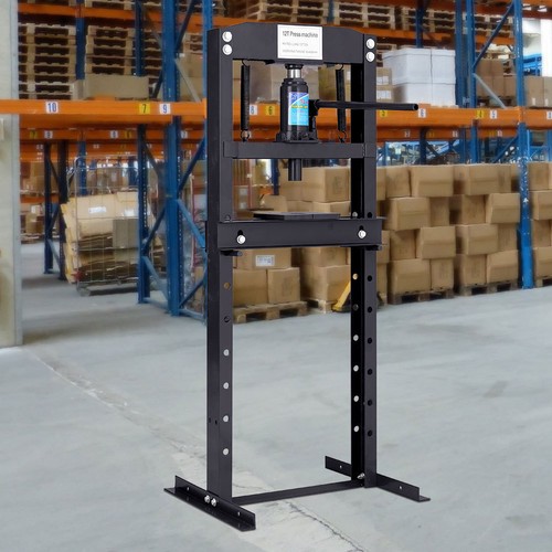 Black hydraulic shop press - hydraulic,