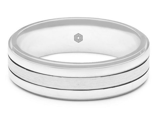 Mens wedding band platinum - wedding,
