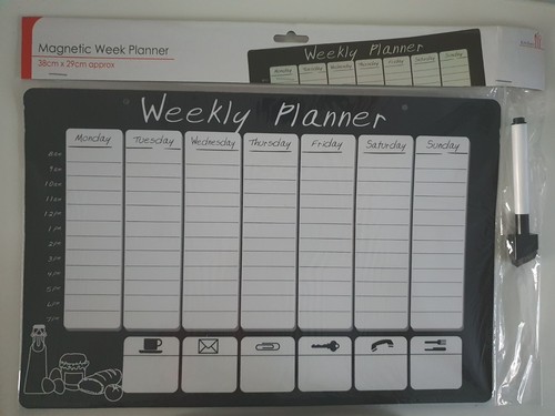 Magnetic weekly planner - weekly,