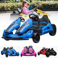 48V Drift Kart Electric Ride on Toy for Kids - 2-Seater 600W Motor Drifting Kart