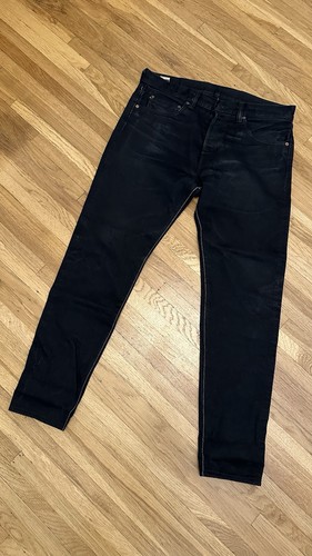 Momotaro black selvedge - black, denim