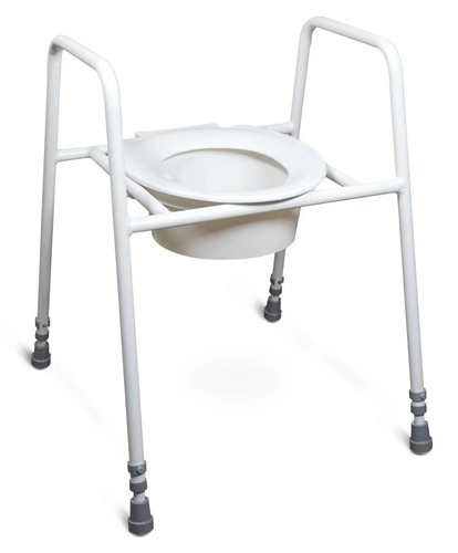 Raised toilet seat and frame - raised,