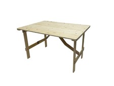 Wooden trestle table folds flat, DIY Table, Exhibition Tables 4ft x 3ft