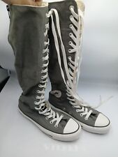 Converse Grey knee high boots